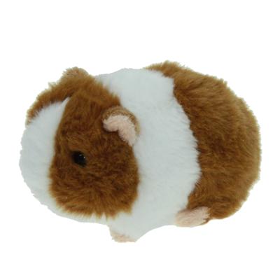 Cornelissen Pluche knuffel dier - Cavia - bruin/wit - van 13 cm - Speelgoed huisdieren knuffels Cornelissen Pluche knuffel dier - Cavia - bruin/wit - van 13 cm - Speelgoed huisdieren knuffels