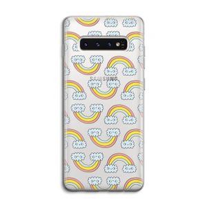 Regenboog: Samsung Galaxy S10 4G Transparant Hoesje