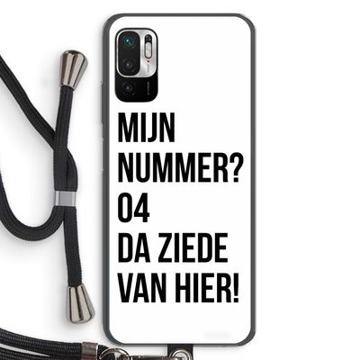 Da ziede van hier: Xiaomi Redmi Note 10 5G Transparant Hoesje met koord