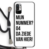 Da ziede van hier: Xiaomi Redmi Note 10 5G Transparant Hoesje met koord