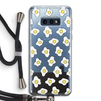 Spiegeleitjes: Samsung Galaxy S10e Transparant Hoesje met koord