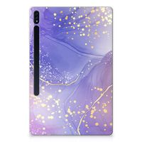 Tablethoes voor Samsung Galaxy Tab S7 Plus | S8 Plus Watercolor Paars