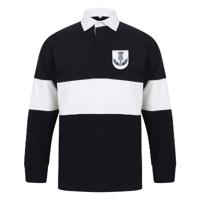 Rugby Vintage - Schotland Panelled Retro Rugby Shirt - Navy/ Wit