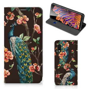 Samsung Xcover Pro Hoesje maken Pauw met Bloemen