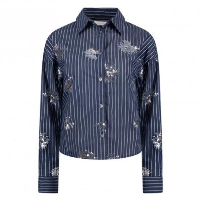 Nukus - Blauw | Dames | Blouse | Blauw | 3XL | regular | Kamst mode