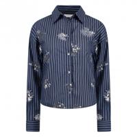 Nukus - Blauw | Dames | Blouse | Blauw | 3XL | regular | Kamst mode