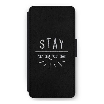 Stay true: iPhone 12 Pro Max Flip Hoesje
