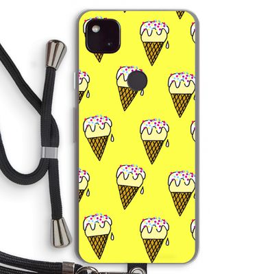Isjes: Pixel 4a 5G Transparant Hoesje met koord