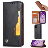 Voor Google pixel 4 XL Knead huidtextuur horizontale Flip lederen draagtas met foto frame & houder & kaartsleuven & portemonnee (zwart)