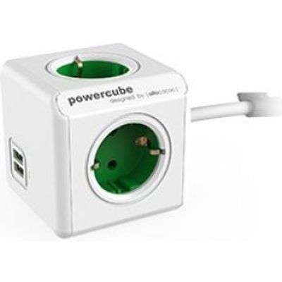 Power Cube 8718444087014 Buiten Groen, Wit power uitbreiding