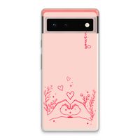 Love is in the air: Google Pixel 6 Transparant Hoesje