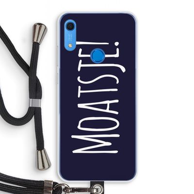 Moatsje!: Huawei Y6s Transparant Hoesje met koord