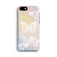 White butterfly: iPhone 8 Volledig Geprint Hoesje