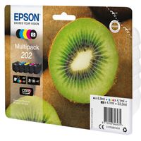 Epson inktcartridge 202, 250 - 400 pagina's, OEM C13T02E74010, 5 kleuren - thumbnail