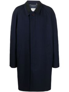 Maison Margiela manteau à simple boutonnage - Bleu