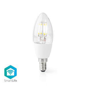 Nedis WIFILF10WTC37 Wi-fi Smart Led-lamp E14 C37 5 W 400 Lm Wit