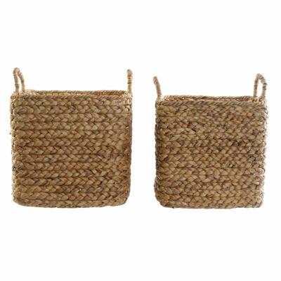 Mandenset DKD Home Decor Natuurlijk Bruin Boho