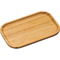 Kesper Dienblad - bamboe hout - opstaande rand - 30 x 20 cm