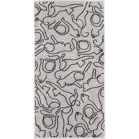 Cawö Cawö Cute Cats 6264 Badlaken 80x150 platin/basalt