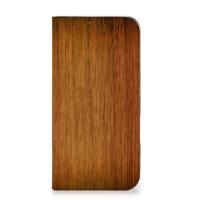 iPhone 16 Plus Book | Wallet Case | Donker Hout