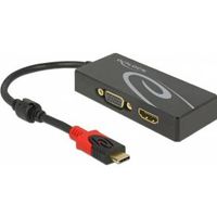 DeLOCK 87730 video kabel adapter 0,2 m USB Type-C HDMI + VGA (D-Sub) Zwart - thumbnail