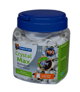 Superfish Crystal Max Media 1000ml - Effectief Poreus Glas Filtermedium voor Heldere Vijver