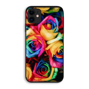 Neon bloemen: iPhone 11 Biologisch afbreekbaar hoesje