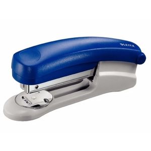 Metalen nietmachine blauw 11,5 cm