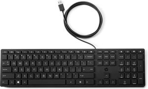 HP 320K toetsenbord USB AZERTY (Belgisch) Zwart