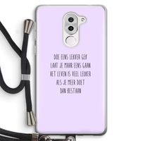 Gek: Honor 6X Transparant Hoesje met koord