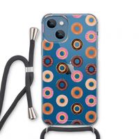 Donuts: iPhone 13 mini Transparant Hoesje met koord