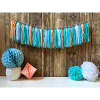 Kwast tassel slinger mint groen 5 meter