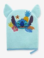 Leuk Disney® washandje geborduurd met het hoofd van Stitch hemelsblauw