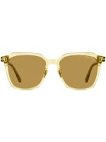 TOM FORD Eyewear lunettes de soleil teintées à monture carrée - Jaune - thumbnail