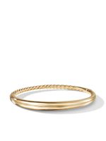 David Yurman 18kt yellow gold Pure Form smooth bangle