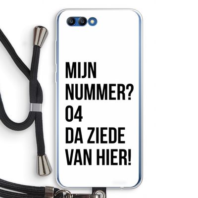 Da ziede van hier: Honor 10 Transparant Hoesje met koord