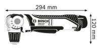 Bosch Blauw GWB 12V-10 Solo Haakse boormachine | zonder accu's en lader in L-boxx - 0601390909 - thumbnail
