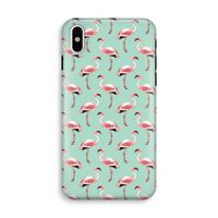 Flamingoprint groen: iPhone XS Tough Case