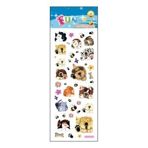 Kinder stickers honden en katten   -