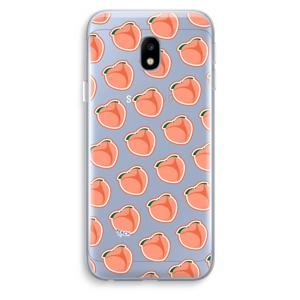 Just peachy: Samsung Galaxy J3 (2017) Transparant Hoesje