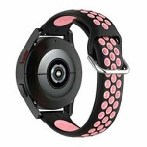Huawei Watch GT 3 Pro - 43mm - Siliconen sportbandje met gesp - Zwart + roze