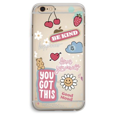 Positivity: iPhone 6 Plus / 6S Plus Transparant Hoesje