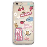 Positivity: iPhone 6 Plus / 6S Plus Transparant Hoesje