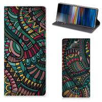 Sony Xperia 10 Plus | Hoesje met Magneet | Aztec