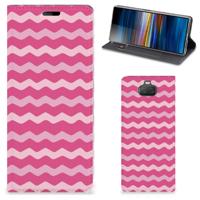 Sony Xperia 10 | Hoesje met Magneet | Waves Pink