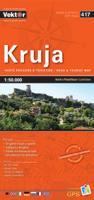 Stadsplattegrond 417 Kruja | Vektor