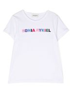 SONIA RYKIEL ENFANT t-shirt à logo brodé - Blanc - thumbnail