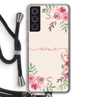 Rozen: Samsung Galaxy S21 FE Transparant Hoesje met koord