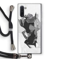 House: Samsung Galaxy Note 10 Transparant Hoesje met koord