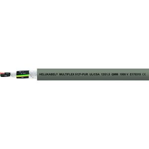 Helukabel 21584-500 Geleiderkettingkabel M-FLEX 512-PUR UL 5 G 1 mm² Grijs 500 m